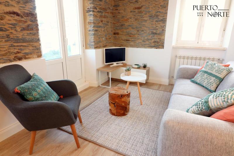 Apartamentos Puerto Norte - Apto 3 Puerto de Vega Eksteriør bilde